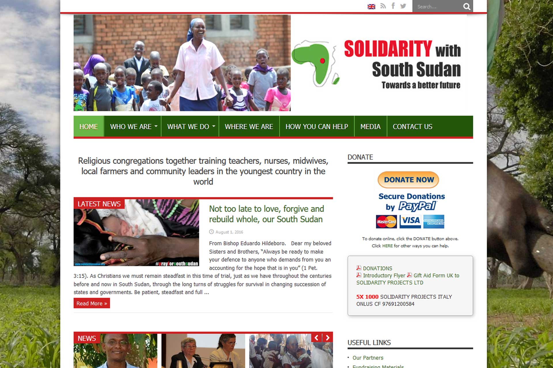 Solidarity with South Sudan